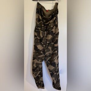 Guess Red Label Strapless Jumpsuit